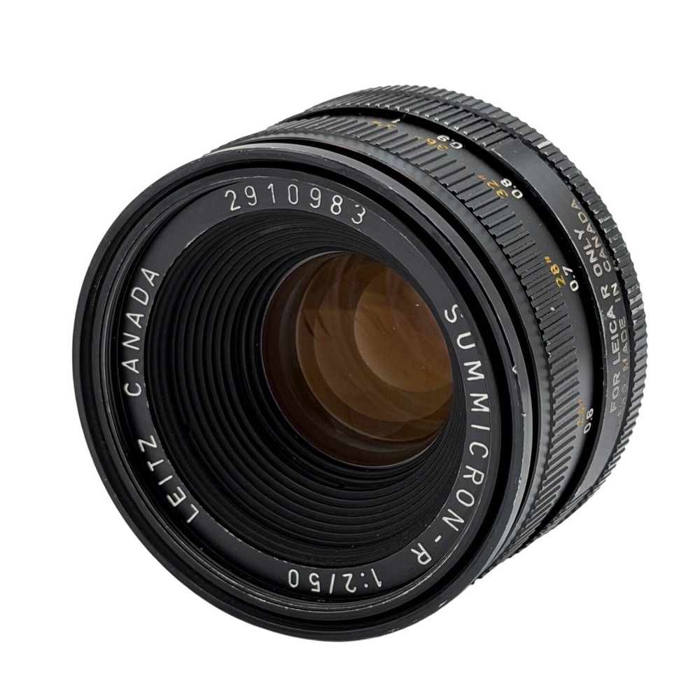 Leica Leitz Canada Summicron-R 50mm f2 R-Mount Prime Lens 3-Cam Lens SR 2910983